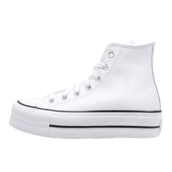 Converse Women's Chuck Taylor All Star Lift Platform Leather High Top Sneaker - Picture 2 of 11